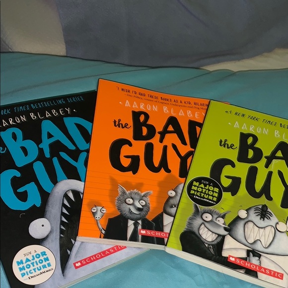 scholastic Other - 3 scholastic the BAD GUYS kids books ages 7-10